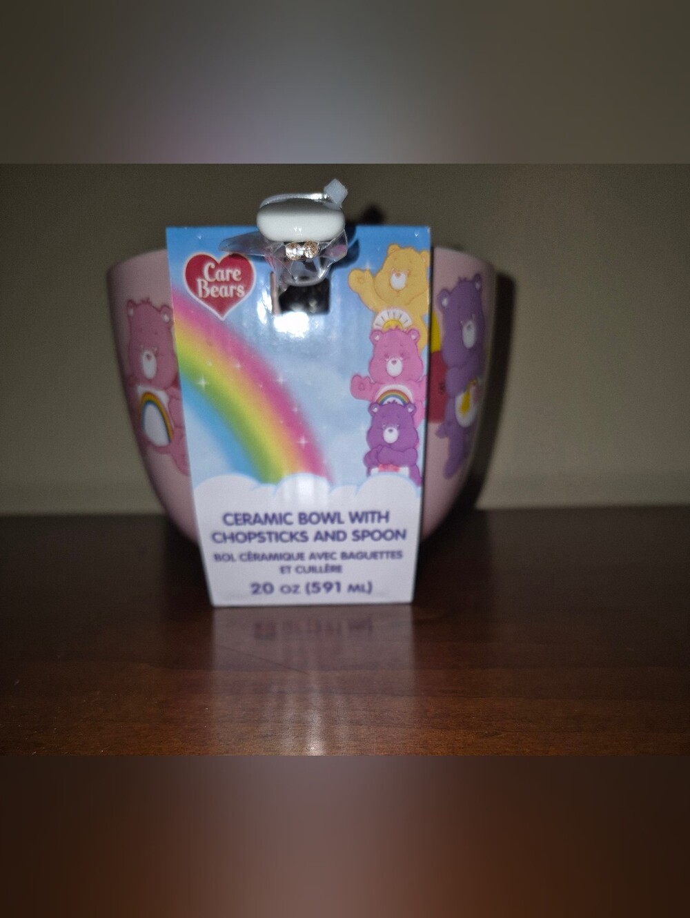 Collectible Bowl with Spoon & Chopsticks.